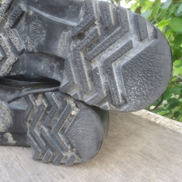 STC CSA Black Steel Toed Safety Toe Leather Work Boots - Size 7 3E Men's. - Picture 16 of 16